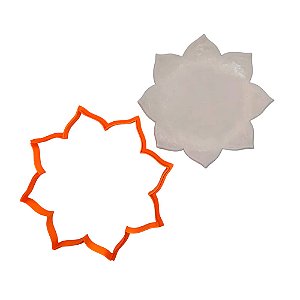 CORTADOR 3D FLOR DE LÓTUS - 8 PÉTALAS