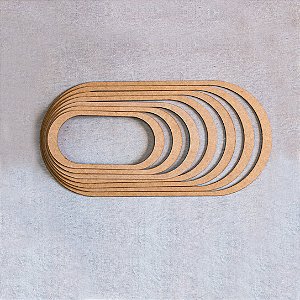 GUIAS DE CORTE CONCÊNTRICAS OBLONGO