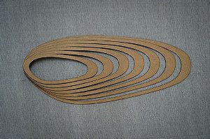 GUIAS DE CORTE CONCÊNTRICAS ORGÂNICO ALONGADO