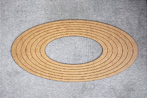 GUIAS DE CORTE CONCÊNTRICAS OVAL