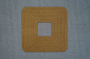 GUIAS DE CORTE CONCÊNTRICAS QUADRADO ARREDONDADO