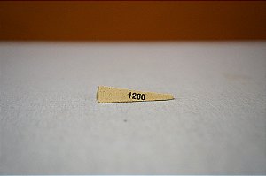 CONE PIROMETRICO NACIONAL NUMERO 8 - 1260 GRAUS (CAIXA 50 UNIDADES)