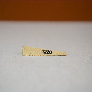 CONE PIROMETRICO NACIONAL NUMERO 6 - 1220 GRAUS (UNIDADE)