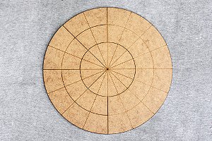 JOGO DE GABARITO DE MARCAÇÃO CIRCULAR