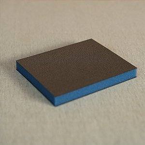 ESPONJA DUPLA FACE 97X120X12 ULTRA FINA (AZUL)
