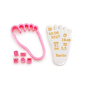 CARIMBO MARCADOR - KIT PEZINHO DO BEBÊ
