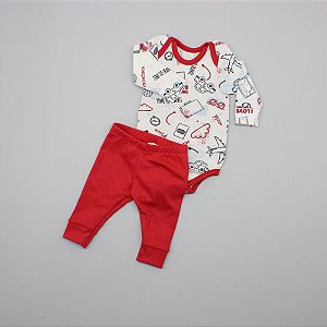 Conjunto Body Prematuro Viagem