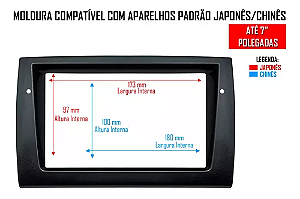 7 - MOLDURA FIAT BRAVO 10/16 - GRAFITE- COD:40192