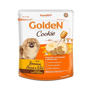 BISCOITO PREMIER COOKIE BANANA AVEIA E MEL 350G CAES ADULTO PEQ PORTE