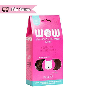 Petisco Wow Lombinho Crocante Gourmet 50g P/ Caes