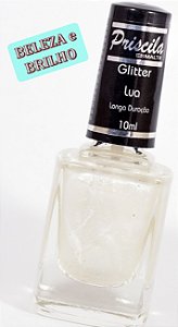 COR LUA GLITTER - ESMALTE DE UNHA PRISCILA - QUALIDADE, BRILHO e DURABILIDADE