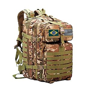 Mochila Militar Impermeável Tática [Camuflado]