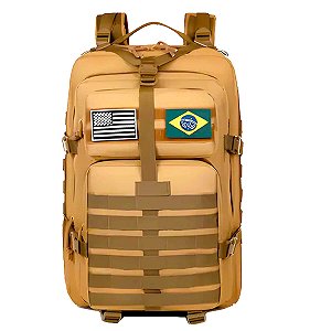 Mochila Militar Impermeável Tática [Bege]
