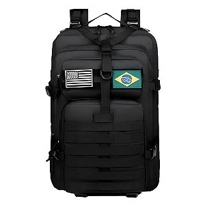 Mochila Militar Impermeável Tática [Preto]