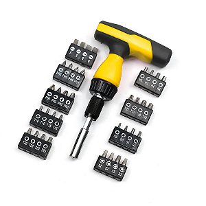 Conjunto Chave de Fenda e Soquete Bits [48 Peças]