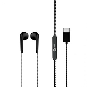 Fone de ouvido USB-C EH104 Preto Lecoo