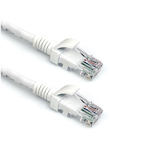 Cabo de Rede 2.5M CAT6 Branco PlusCable
