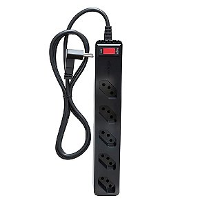 Filtro de linha 5 Tomadas iClamper Energia 5 - Preto