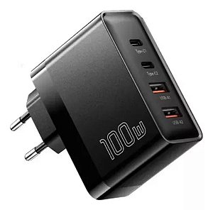 Carregador de parede Essager 100w 2x USB-C / 2x USB-A