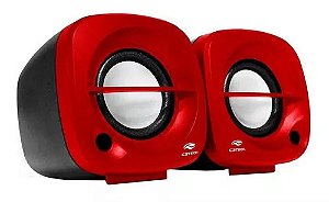 Caixa de Som 2.0 5w Cooletek SP-303 Vermelha