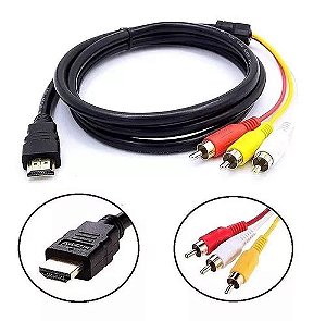 Cabo Conversor HDMI para AV RCA