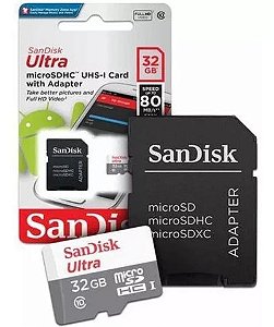 Cartão de Memoria 128GB Sandisk Classe 10