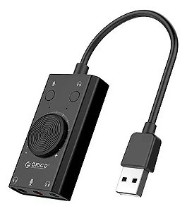 Placa de som Externa USB Orico SC2