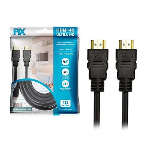 Cabo HDMI 2.0 - 10 Metros HDR 4K PIX