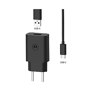 Carregador de parede Motorola TURBO 20w c/ CABO USB-C