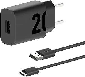 Carregador de parede Motorola TURBO 20w c/ CABO USB-C