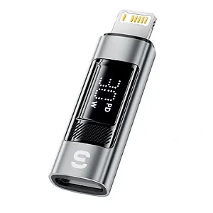Adaptador USB-C para Lightning PD 30w com Display Essager