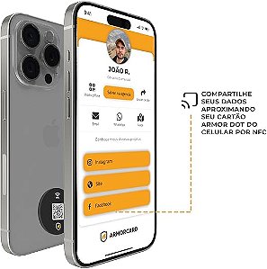 Cartao de Visita TAG Digital Armorcard Armordot