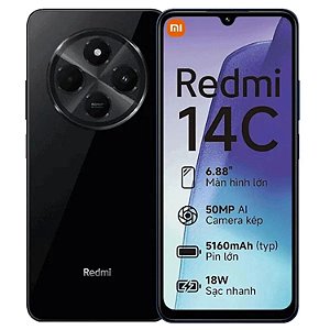 Celular Xiaomi Redmi 14C 256GB 4+4GB 5160mAh