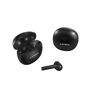 Fone de Ouvido Bluetooth C3Tech EP-TWS-60BK BT5.1 ANC