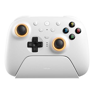 Controle 8BitDo Ultimate 2 para PC e Android com joysticks TMR, gatilhos comutáveis, controle de movimento, 8 velocidade