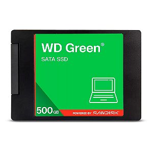SSD 500GB WD Green 545MB/s - 3 Anos de Garantia