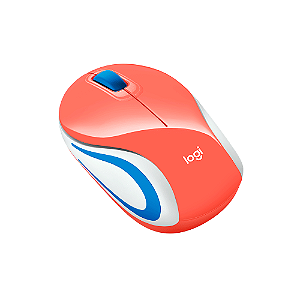 Mouse sem Fio Logitech M187 Refresh Coral