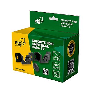 Suporte para TV Universal  até 100Kg e de 10" a 100" UNI80B ELG