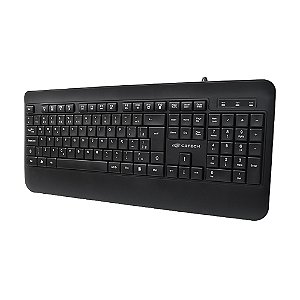 Teclado USB C3Tech Multimidia c/ apoio KB-M100BK
