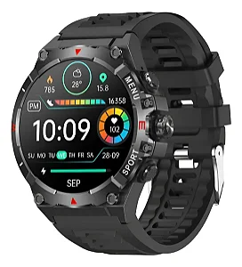 Relogio Colmi V76 Amoled c/ GPS Bússola e Altímetro Preto