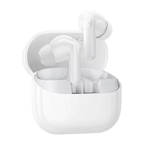 Fone de Ouvido Bluetooth Baseus Bass EP10 ANC -43dB 4 Microfones Branco