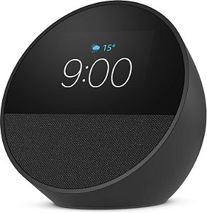 Echo Spot com Alexa Preta