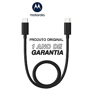 Cabo USB-C / USB-C Motorola Original 1 metro