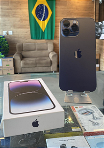 Celular Apple iPhone 14 Pro Max 256GB Roxo Bat 84% SEMINOVO
