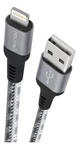 Cabo Apple Geonav Lightning to USB MFI 1,5m Nylon Trançado