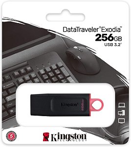 Pendrive 256Gb USB 3.2 Kingston Exodia DTX-256GB