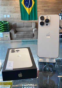 Celular Apple iPhone 13 PRO 256GB Dourado 83% SEMINOVO