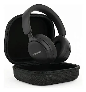 Headphone BT Kimaster K80 - 12 horas Radio FM cabo P2 c/ Case