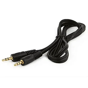 Cabo de audio P2/P2 Simples 1M