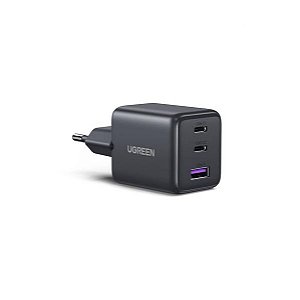 Carregador de parede Ugreen 30w 2x USB-C e 1x USB-A